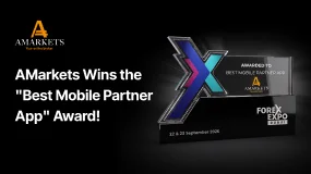 AMarkets Wins Best Mobile Partner App Award at Forex Expo Dubai 2026
