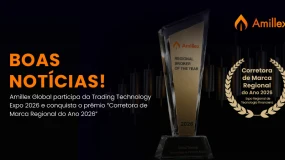 Amillex Global participa da Trading Technology Expo 2026 e conquista o prêmio “Corretora de Marca Re