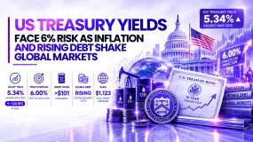 US Treasury Yields Face 6% Risk as Inflation and Rising Debt Shake Global Markets