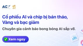 ACY Securities - Thị trường chứng khoán sụt giảm khi đà tăng của cổ phiếu AI gặp áp lực