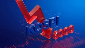 기술주 매도세에 코스피 6,000선 붕괴