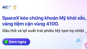 ACY Securities - Cổ phiếu tăng điểm trong phiên ngoài giờ sau BCTC của SpaceX