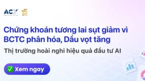 ACY Securities - Cổ phiếu sụt giảm sau BCTC phân hóa của các tập đoàn lớn, Giá dầu vọt tăng 