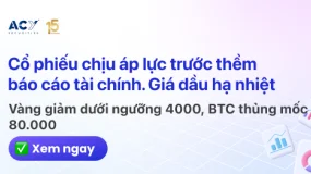 ACY Securities - Thị trường cổ phiếu chịu áp lực trước thềm báo cáo tài chính, Giá dầu hạ nhiệt 