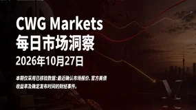 CWG资讯:黄金回落至4008附近,美元指数延迟参考值升至102上方;市场聚焦美国耐用品订单与消费者信心数据