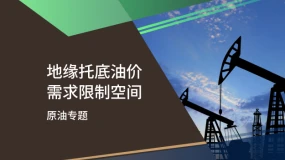 【原油专题】地缘托底油价 需求限制空间
